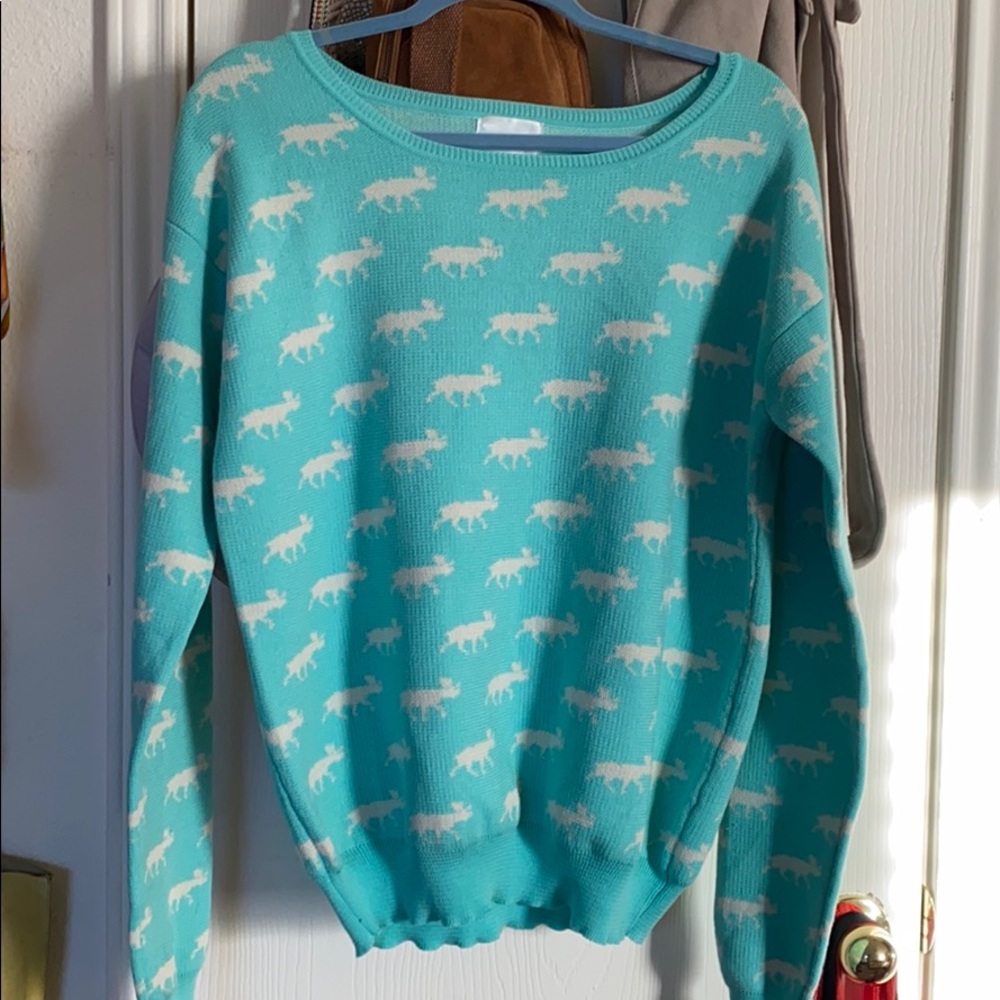Moose sweater
